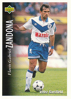 Flavio Gabriel Zandona Velez Sarsfield 1995 Upper Deck Futbol Argentina #85